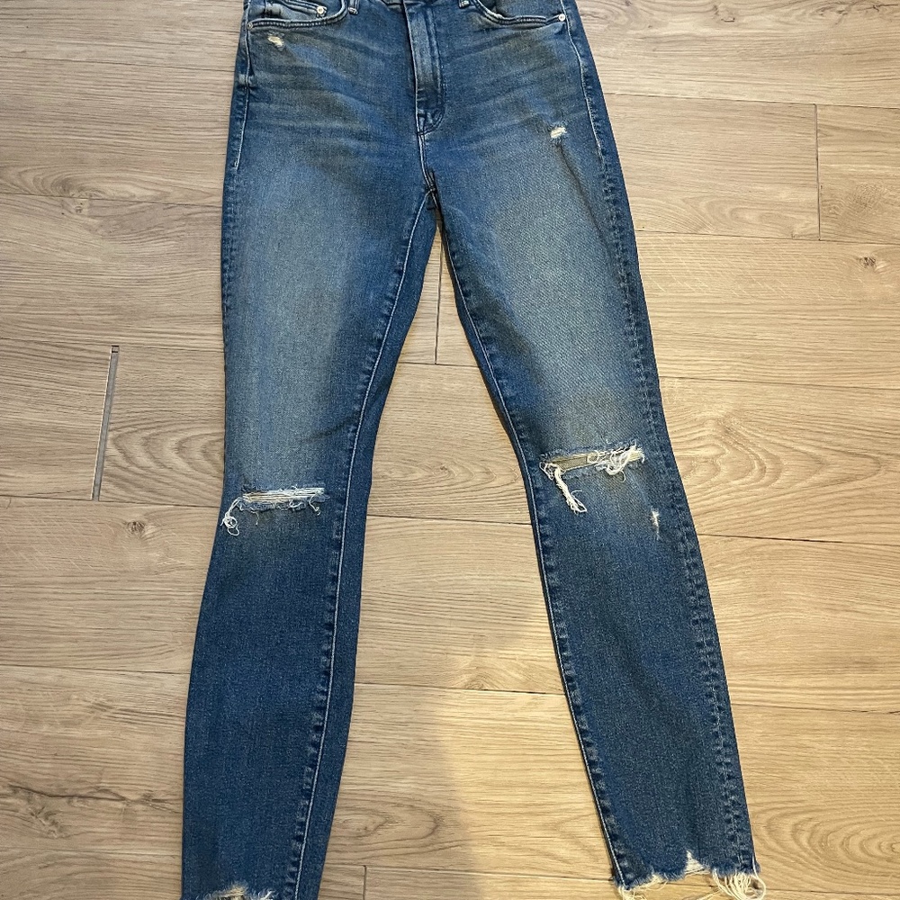 Mother High waisted looker ankle chew